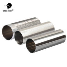 Solid Full Seal Flow Stainless Steel Smooth Cylinder Polished Inside for Ver.2/3/6 AEG Long Inner Barrel 470mm - 550mm 2024 - buy cheap