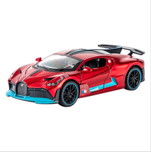 Coche de juguete Bugatti Divo de aleación para niños, juguete de simulación, color rojo, 1:32 2024 - compra barato