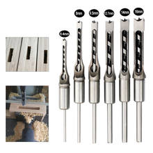 1PC HSS Twist Drill Bits Square Auger Mortising Chisel Drill Set Square Hole Woodworking Drill Tools Kit Set Extended Saw 2024 - купить недорого