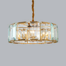New Modern Glass Chandelier For Living Room Gold LED Hang Room Lamps Luxury Home Decoration Lighting Fixtures 2024 - buy cheap