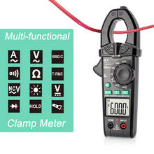 Digital Clamp Meter Multimeter Current Clamp Ticks Multimeter NCV Current Clamp Pincers Voltmeter Ammeter 600A AC/DC Ohm Voltage 2024 - buy cheap