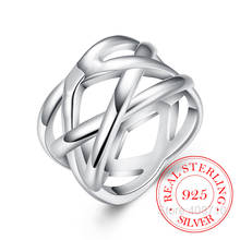 Женское кольцо из серебра 2021 пробы, с плетением 2024 - купить недорого