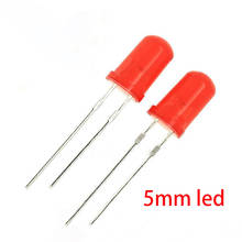 100pcs Red light-emitting diodes Red turn Red 5mm led 2024 - buy cheap