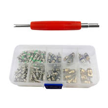 134pcs Valve Core Kit Schrader R12/R134A 11 Kinds with Installation Tool 2024 - buy cheap