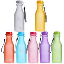 Plastic Sports Bottle for Water Unbreakable Frosted Leak-proof Plastic Kettle BPA Free Portable Water Bottle Travel Yoga 2024 - купить недорого