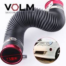universal car modification Flexible Cold Feed Duct Pipe tube air inlet intake pipe 75MM expandable cold for air filter AF5101 2024 - купить недорого