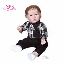 NPK 55CM Saskia Bebe Doll Reborn Popular Baby Doll Lifelike Soft Touch Hand Detailed Paiting Collectible Handmade Baby 2024 - buy cheap