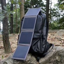 Carregador de painel solar 14w usb 5v, carregador de bateria solar para iphone 6 6s 7 8 x xr xs 11 12 ipad samsung oppo xiaomi oppo vivo etc. 2024 - compre barato