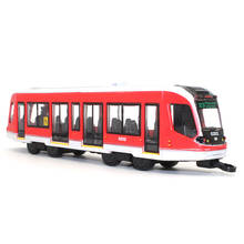 1:43 tram Bus Car Model Children's Toys Metal Material Collection Decoration Toy Model Car 2024 - buy cheap