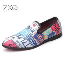 New Spring Men Loafers Autumn Classic Embroidery Pattern Footwear Big Size 38-48 Comfortable Casual Men's Flats Shoes 2024 - buy cheap