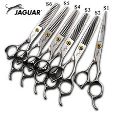 Juego de tijeras de peluquería profesional, 6 pulgadas, Corte + adelgazamiento, 18 ~ 30 dientes con estuche, alta calidad 2024 - compra barato