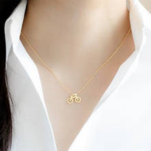 Fashion Small Bike Model Pendant Environmental Protection Zinc alloy Material Necklace Suitable for Women And Men 2024 - buy cheap