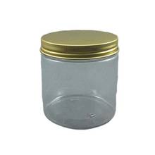 500G transparent PET cream bottle,cosmetic container,cream jar,CosmeticJar with gold  lid inner lid included 2024 - buy cheap