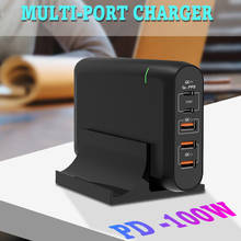 Charger 110W GaN SiC USB C Quick Charge 4.0 3.0 QC 100W Type C PD 65W Fast USB Hub For Macbook Pro iPad iPhone 8 Samsung Xiaomi 2024 - buy cheap