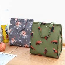High Quality Waterproof Special Thermal Insulation Storage Tote Portable Insulated Lunch Box Pouch Cooler Canvas Cloth Food Bag 2024 - buy cheap