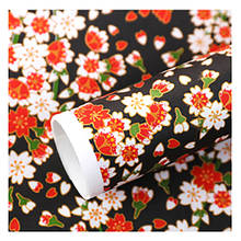 Papeles artesanales con patrón de flores de estilo japonés, papel plegable Multicolor para niños, hecho a mano, álbum de recortes, decoración artesanal 2024 - compra barato