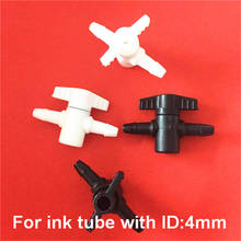 Inkjet printer UV solvent manual valve 2 ways for Epson DX5 DX7 Mimaki Roland Challenger Wit-color non reture valves 2mm 3mm 4mm 2024 - buy cheap