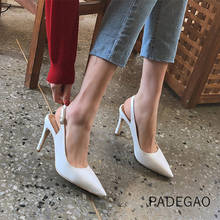 Sandalias de tacón alto plateadas para mujer, calzado oficial, a la moda, elegante, 2020 2024 - compra barato