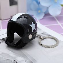 Creative Motorcycle Safety Helmets Car Auto Five-star Keychain Pendant Classic Key Ring Keyfob Casque Holder Car Accessories 2024 - buy cheap