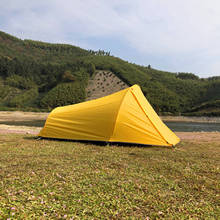 Tenda de acampamento para exterior, barraca dupla durável, à prova d'água, leve, à prova d'água, para o verão, camping, ciclismo, caminhadas, wigwams 2024 - compre barato