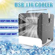 Mini Portable Air Conditioner Night Light Conditioning Cooler Humidifier Purifier USB Desktop Air Cooler Fan With Water Tanks 2024 - buy cheap