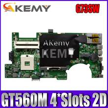 Akemy G73SW Mainboard REV2.0 For Asus G73SW G73S G73 Laptop motherboard HD3000 100% fully tested  HM65 Support GT560M 4*Slots 2D 2024 - buy cheap