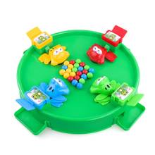Juego de mesa interactivo para niños, juguete educativo de Estrategia con forma de rana que come frijol, divertido, ideal para regalo familiar 2024 - compra barato