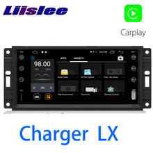 Liislee-sistema de navegação para autos, multimídia, gps, áudio estéreo, alta fidelidade, para dodge charger, lx 2006, 2007, 2008, 2009, 2010, original 2024 - compre barato