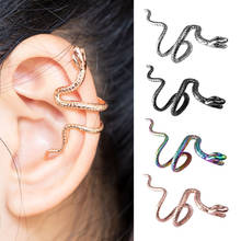 1 Pcs Fashion Dragon Ear Clip Cartilage Piercing Stud Sexy Women Jewelry Punk Style Twining Snake Shape Earrings Stud 2024 - buy cheap