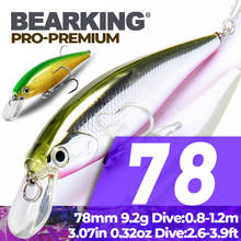 2021 hot model Bearking 7.8cm 9.2g Fishing Wobblers 5pcs/lot  Fishing Lure Bait Swimbait Crankbait with 2xstrong Hooks 2024 - buy cheap