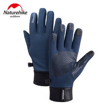 Naturehike-guantes deportivos de invierno para ciclismo, guante de terciopelo cálido para deportes al aire libre, pantalla táctil, impermeable, antideslizante, de silicona 2024 - compra barato