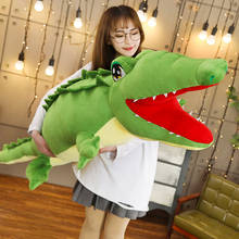 Big Size Crocodile Plush Pillow Soft Stuffed Crocodile Animal Toy Cartoon Plush Dolls Kids Gift 2024 - buy cheap