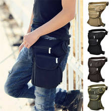 Waterproof Tactical Military Leg Bag Men's Canvas Waist Pack Drop Belt Outdoor Tactical Hip Pouch Travel Hiking Pack 2024 - buy cheap