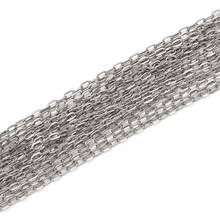 10m 4x2mm 304 Stainless Steel Cable Chains Soldered l Link Bulk Chains DIY Jewelry Necklace Making Handmade Accessories 2024 - buy cheap