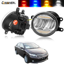 Farol de neblina 2 em 1, luz diurna para carro, 30w, 2007 lm, conjunto drl 12v, para toyota hexagonal 2/ii, 2008, 2009, 2010, 2024 - compre barato