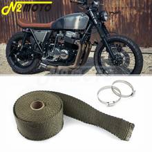 Motorbike Modified Insulation Tape Front Pipe Anti-hot Wrap Motorcycle Exhaust Pipe Insulation Cotton Fiberglass Heat Wrap Tape 2024 - buy cheap