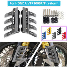 Laser Logo  Motorcycle Front Fender Side Protection Guard Mudguard Sliders For HONDA VTR1000F/Firestorm Accessories universal 2024 - buy cheap