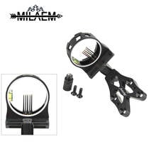 1pc Archery Compound Bow Sight 5 Pin Archery Bow Sight Right Hand  CNC Machining Outdoor Hunting Shooting Accessories 2024 - buy cheap