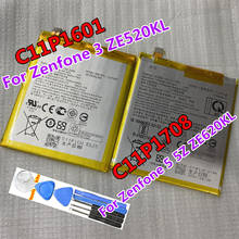 New Original C11P1601 C11P1708 Battery For ASUS Zenfone 3 ZE520KL Z017DA live ZB501KL A007 / 5 5Z ZE620KL X00QD ZS620KL Z01RD 2024 - buy cheap