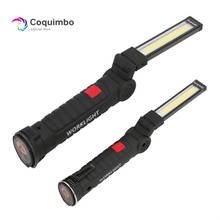 1*COB LED  lamp USB Rechargeable Built in Battery LED Light  with Magnet Portable Flashlight Outdoor Camping Working Torch 2022 - buy cheap