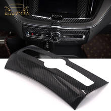 Reamocea ABS Carbon Fiber Central Air Condition AC Vent Control Carbon Fiber Adjustment Frame Trim Cover Fit for VOLVO XC60 2018 2024 - buy cheap