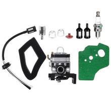 50JA Electric Lawn Mower Blower Carburetor with Gasket Spark Plug Fuel Line Hose Fit for GX25 GX35 HHT35 2024 - buy cheap