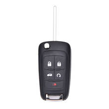 New 5 Button Flip Folding Key Shell Remote Case Fob for CHEVROLET Camaro Volt 2024 - buy cheap