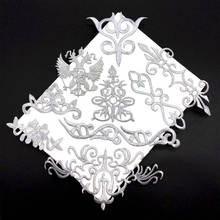 5Pcs Silver Retro Iron on Appliques in Garments Steamers Clothing Embroidery Patch Fabric Sticker Iron On Patch Craft Sewing 2024 - buy cheap