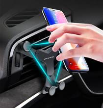 New 1PC Car Phone Holder Mobile Phone Holder for Car Holder Phone Stand Steady Fixed Bracket Support Gravity sensing Auto Grip 2024 - buy cheap
