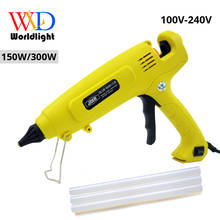 150W 300W Hot Glue Gun hot melt glue gun Adjustable Professional Copper Nozzle Heater Heating Wax 11mm Glue stick 2024 - buy cheap