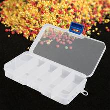 10/15 Grids Detachable Transparent Plastic Fishing Hook Storage Box Container Fishing Hook 2024 - buy cheap