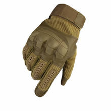 Hike Men Touch Screen Tactical Rubber Hard Knuckle Military Army  Bicycle Climbing Shooting Paintball Full Finger Gloves Outdoor 2024 - compre barato