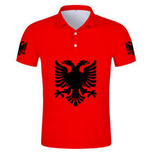 Albania Eagle Polo Shirt Free Custom Name Number Gyms Albanian Shqiperi Alb Fitness Photo Flag Polo Shirt Al Print Photo Clothes 2024 - buy cheap