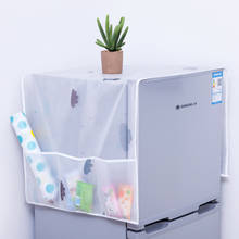 1 шт. водонепроницаемый и пылезащитный чехол для холодильника, Европейский узор с карманом для хранения, подвесной чехол для стиральной машины для защиты от пыли 2024 - купить недорого